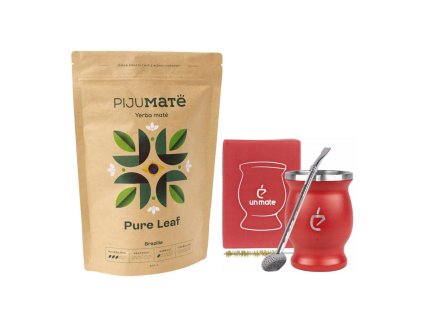 vyhodny set yerba mate pijumate pure leaf un mate cervena kalabasa bombilla stetecek
