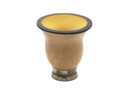 Cuia especial na kovovém podstavci