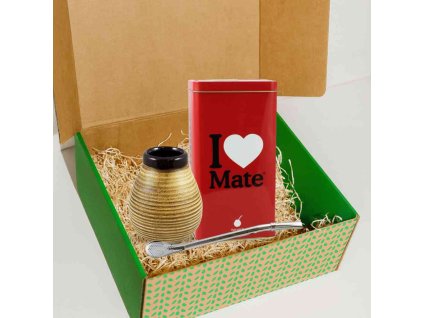 darkovy box yerba mate kraus i love mate kalabasa vroubkovana bombilla
