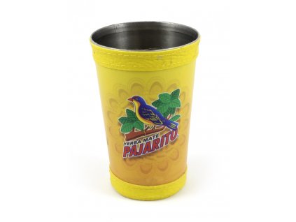 kovovy pohar pajarito kuze zluta